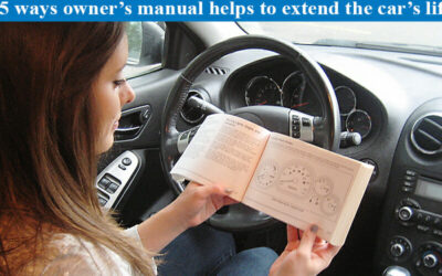 5 ways owner’s manual helps to extend the car’s life